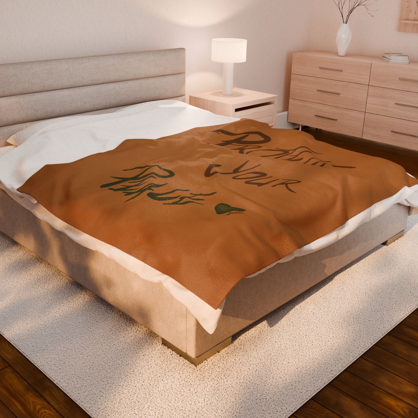 Cozy Velveteen Plush Blanket